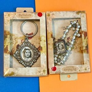 Bellajulz Memories Keychain & Bracelet with picture fram…